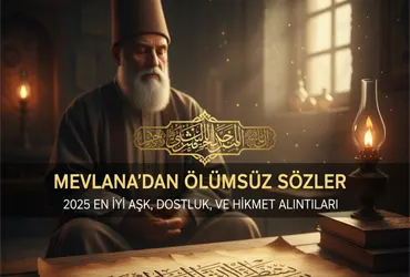 En iyi Hz.Mevlana sözleri nelerdir? 2025. İçinizi rahatlatacak huzur verecek Mevlana sözleri. Tasavvufi sözler